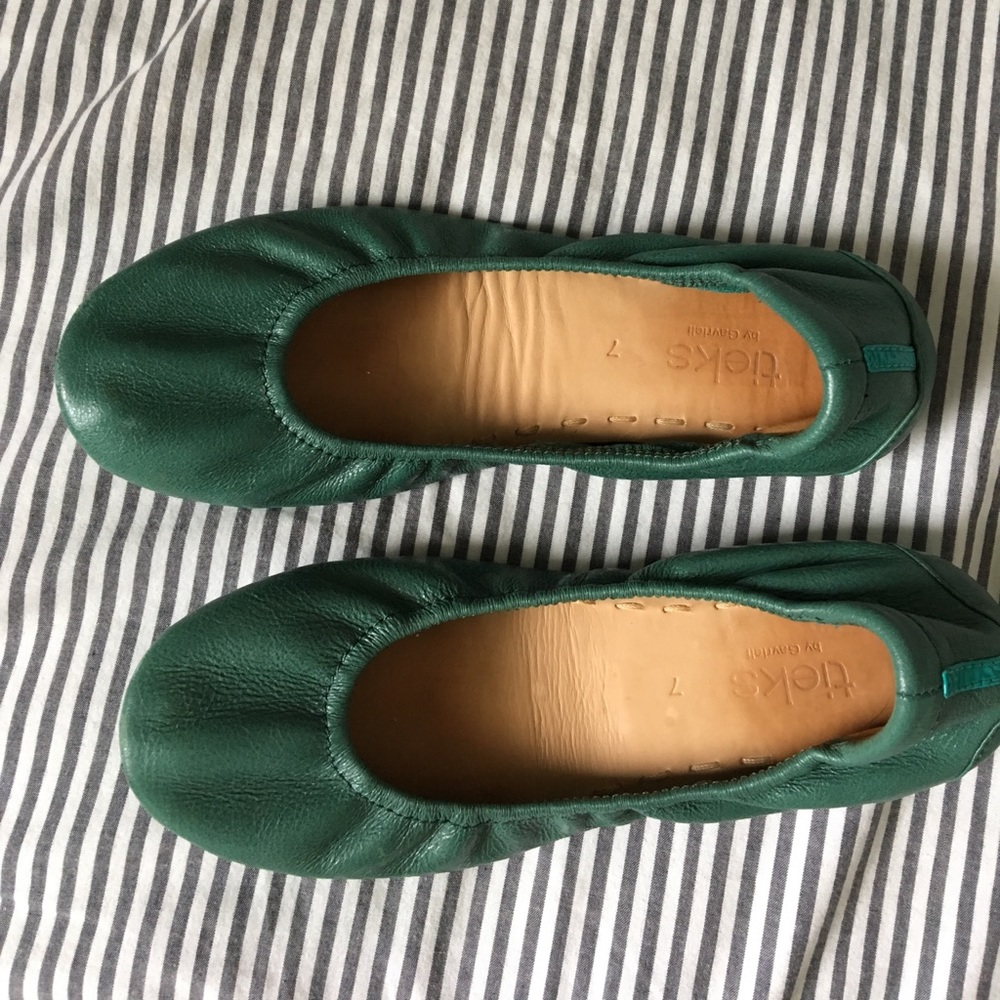 Tieks Pacific Green Size 7